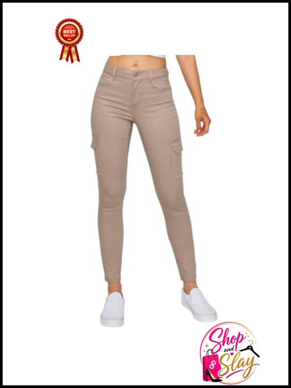 High-Rise Skinny Jeans Butt-Lifting Tummy-Tucking Stretch Denim